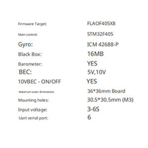 FPV spiderrc spiderrc spiderrc เมนบอร์ด F405 60A ทาวเวอร์ BL 32บิต - Product Image 6