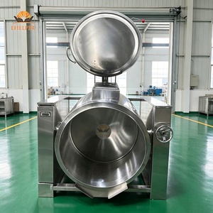 Olla Industrial Inclinable con Calentamiento Indirecto por Chaqueta <span class=keywords><strong>de</strong></span> Agua, Calentamiento Suave para Procesamiento <span class=keywords><strong>de</strong></span> Leche <span class=keywords><strong>de</strong></span> Soja y Leche Fresca - Product Image 4