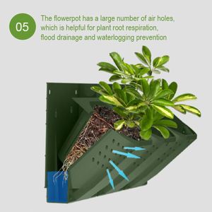 Sistema de Jardín Vertical Patentado Naturix con <span class=keywords><strong>Riego</strong></span> Automático <span class=keywords><strong>por</strong></span> <span class=keywords><strong>Goteo</strong></span>, Maceta Ecológica de Autorriego <span class=keywords><strong>para</strong></span> el Hogar - Product Image 2