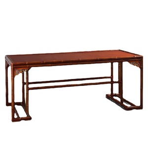 Mesa de té, escritorio de estudio, mesa de pintura, mesa larga, muebles clásicos chinos de bambú para sala de té - Product Image 5