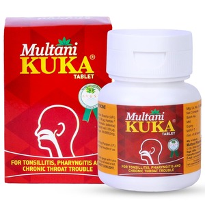 Comprimé Multani Kuka |   Efficace contre la tonsillite, la pharyngite et les troubles chroniques de la gorge |   100% Naturel & Ayurvédique |   EXPORTATEUR INDIEN - Product Image 1