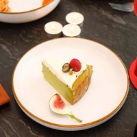 Ensemble de vaisselle en grès glaçure réactive blanche de forme nordique, approvisionnement d'usine, assiette à dîner, ensemble de bols à pâtes