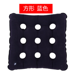 Anti-Bedsore Inflatable Seat <b>Cushion</b> Square With Holes For Wheelchair And Home Use Red Black Color Options - Product Image 2