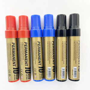 Best Buy Surwin Punta de cincel Jumbo no tóxica Marcador <span class=keywords><strong>permanente</strong></span> impermeable 10mm Ancho de escritura Varios colores para uso escolar y oficina - Product Image 3