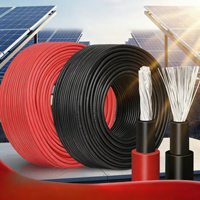 Câble solaire DC hautement flexible 10-95 mm, cuivre étamé, isolation XLPO, systèmes d'alimentation automobile 16A/30A