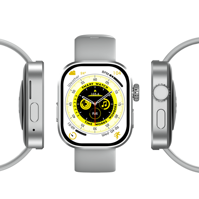 Z8-BT8959B Smart Watch AMOLED Alarm Clock IP67 Silicone Voice Assistant Dual Camera 5G GPS SOS Call Sleep Monitor Fitness