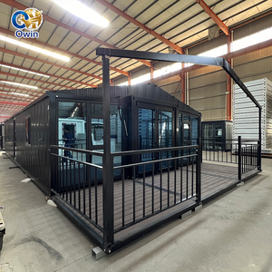 Casa Contenedor Portátil Prefabricada Personalizada de 20 y 40 Pies, Expandible, con 5 Dormitorios, Estructura Prefabricada, Tipo <span class=keywords><strong>Granny</strong></span> Flat - Product Image 3