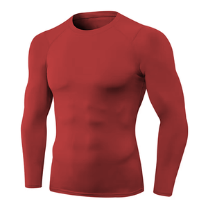 Premium Quality Compression Shirt Breathable gym wear <b>Tight</b> TShirt Custom Logo Compression Shirts for Men Gym Workout Sportswear - Product Image 5