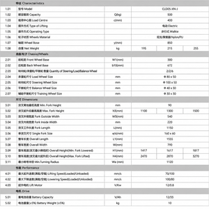 รถยกไฟฟ้าแบบยกตัวเอง ขายดี รับน้ำหนัก 500 กก. รถยกขนาดเล็ก - Product Image 4