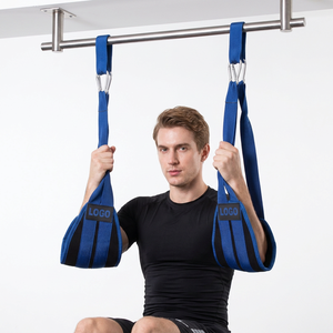Ab Straps Custom Adjustable Lightweight Anti-Slip Polyester Cotton Unisex Gym Bodybuilding Weightlifting Hanging Slings for Knee - Product Image 1