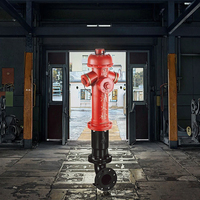 Système de bouche d'incendie extérieur en fonte ductile prix d'usine équipement et accessoires de lutte contre l'incendie en gros