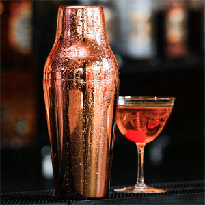 Shaker à <span class=keywords><strong>cocktail</strong></span> parisien surdimensionné 600 ml 20 oz en acier inoxydable 304 pour bar, mélange de boissons - Product Image 6