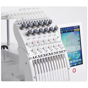 Máquina de Bordar Comercial de Alta Velocidad, Máquina de Bordar Plana Computarizada de 1 Cabezal, Fácil Operación - Product Image 2