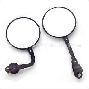Bicycle Rearview <b>Mirror</b> 19cm Black ABS Handlebar Mount <b>Lightweight</b> 40g for Mountain Bikes - Product Image 5