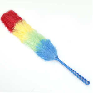 Plumero suspensible <span class=keywords><strong>de</strong></span> lana <span class=keywords><strong>de</strong></span> cordero esponjoso electrostático <span class=keywords><strong>de</strong></span> arcoíris PP utilizado para la limpieza <span class=keywords><strong>de</strong></span> la cama del hogar - Product Image 4