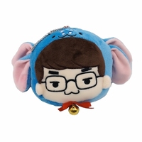 Porte-clés ours personnalisé animaux en peluche porte-clés en peluche panda poupée coréenne petit jouet pendentif