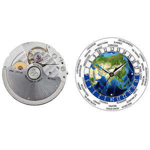 Mouvement automatique GMT personnalisé modifié à double fuseau horaire avec lunette rotative de 24 heures, adaptable Miyota 9015 ETA 2836 SW200 - Product Image 2