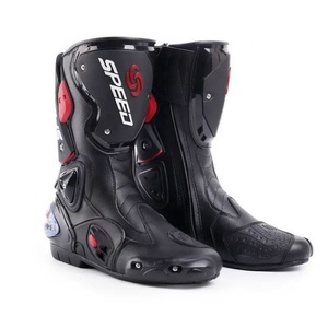 Botas de Motocross Antideslizantes para Hombre, de Microfibra, para Enduro, Todoterreno, Carreras, Descenso en Bicicleta de Montaña, Botas Protectoras para Motociclismo - Product Image 1