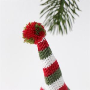 Sistema de Compras en Línea, Envío Directo, Juego de Fundas para Botellas de Vino Tinto Navideñas con Bufanda y Gorro de Lana Tejida, Decoración y Suministros para Fiestas - Product Image 4