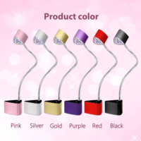 Lampe UV LED de bureau NLM11 Mini 18W, outil de durcissement professionnel avec écran LCD, lampe de durcissement rechargeable pour salon et domicile