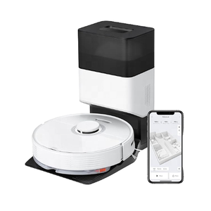 Aspirateur robot SR&T Q7 Max+ blanc en plastique, contrôlé par application, appareil de nettoyage domestique intelligent - Product Image 1