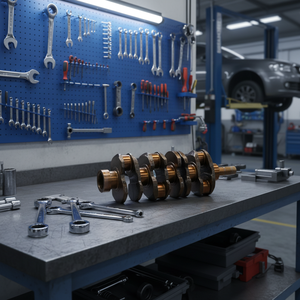 Albero motore <span class=keywords><strong>MIYAGI</strong></span> per Hiace 3L 5L con costruzione in lega fusa e 1 anno di garanzia - Product Image 1