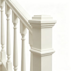 Solid Wood Stair Newel Post Cap Square Top Traditional Design Durable Staircase Part - Product Image 6