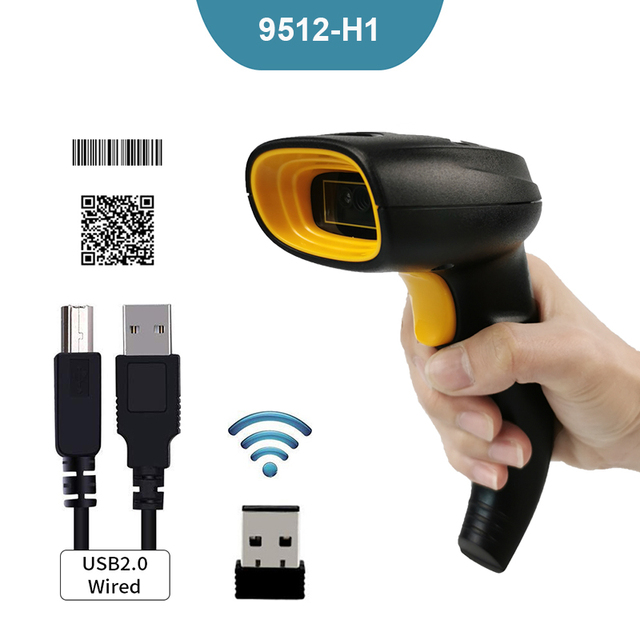 Cost Effective Quick Scan Handheld Wireless Reader Barcode Scanner