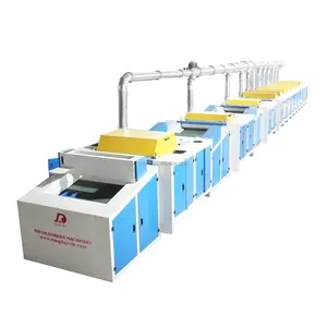 automatic clothes yarn fiber fabric tearing machine textile cotton garment waste recycling machine