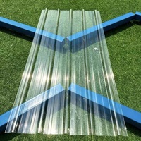 Lámina de Techo Corrugada Azul para Estructuras de Sombra en el Borde de la Piscina, Cubiertas para Patios Exteriores y Toldos para Jardín
