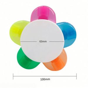 Marcadores Vibrantes en Forma de Flor - Marcadores Coloridos para Estudio, Oficina y Regalos Promocionales - Product Image 4