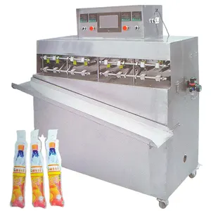 China Manufacturer 8 Heads Automatic Inflatable Bag Sealing Machine Yogurt Juice Filling Machine