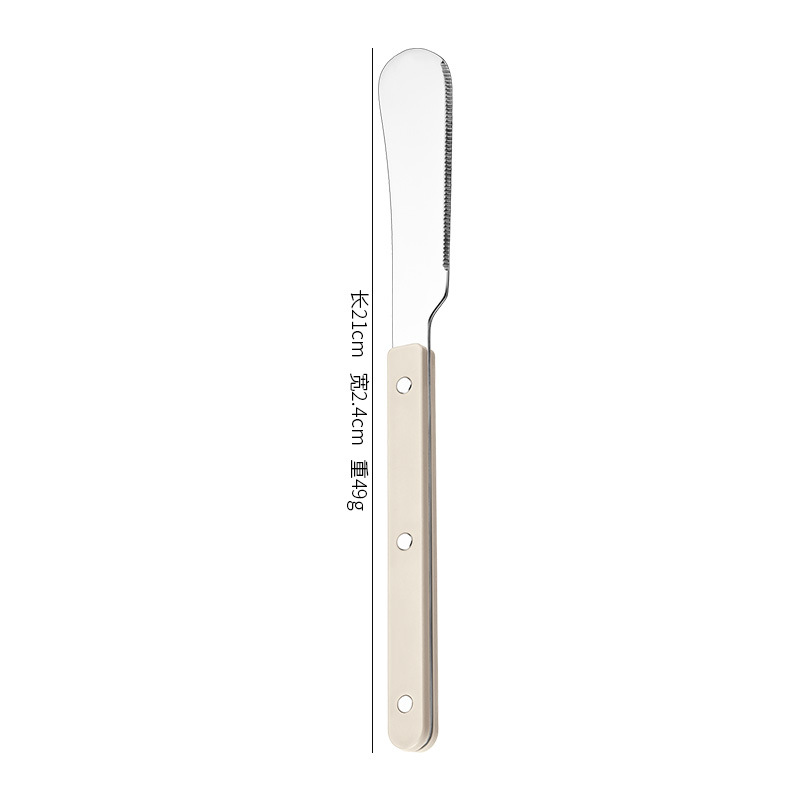 Dinner knife [off-white handle]
