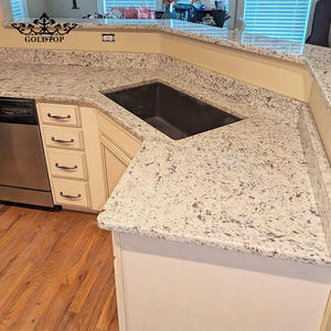 GOLDTOP Granite Blanc Poli Premium à Motif Cristallin, Pierre Ornementale Haut de Gamme pour Comptoirs de Cuisine et de Salle de Bain, Style Moderne et Grandiose - Product Image 6