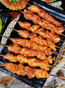 Satay <span class=keywords><strong>kebab</strong></span> brochettes grill machine/auto yakitori grill machine/flip automatique rotatif poulet satay brochette grill machine - Product Image 6