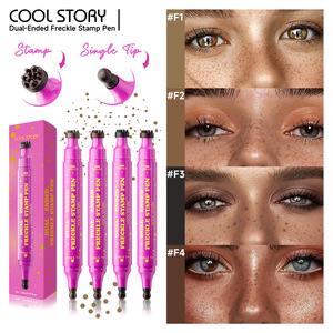 COOLSTORY ปากกาอายไลเนอร์และแสตมป์กระดาษลายเส้นแบบน้ำสองหัว กันน้ำ ติดทนนาน แต่งหน้าให้ดูเป็นธรรมชาติ - Product Image 1
