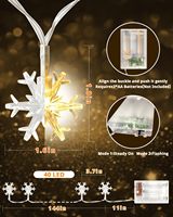 Guirlande lumineuse LED à piles ou alimentée par USB, étoiles scintillantes pour Noël, mariage, arbre de Noël, Nouvel An, décoration de jardin