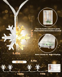 Giáng sinh ánh sáng sao Twinkle đèn đám cưới Cây giáng sinh năm mới vườn trang trí nội thất USB powered Battery Powered LED <span class=keywords><strong>String</strong></span> ánh sáng - Product Image 6