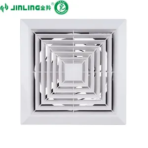 JINLING exaustor de banheiro ventilador de cozinha de 10 polegadas ventilador de ventilação poderoso exaustor de teto direto APT25-4-1