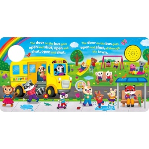 Libro de Sonidos <span class=keywords><strong>del</strong></span> <span class=keywords><strong>Autobús</strong></span>: <span class=keywords><strong>Autobús</strong></span> Feliz y Personajes de Animales, Libro Interactivo de Canciones Infantiles - Product Image 3