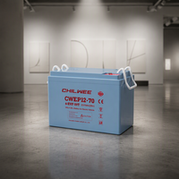 Batterie de traction au plomb-acide VRLA industrielle 12V 70Ah Chaowei CWEP12-70 6-EVF-59T, batterie de remplacement pour véhicules électriques