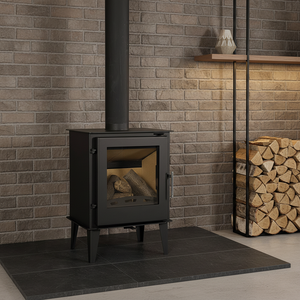 Poêle à <span class=keywords><strong>bois</strong></span> sans fumée à double paroi en acier, poêle à <span class=keywords><strong>bois</strong></span> pour chauffage intérieur, foyer moderne - Product Image 1