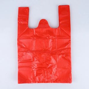 Sacs en plastique avec logos pour T-shirts personnalisés Sacs de transport pour supermarchés Sacs de remerciement Vente en gros pas cher - Product Image 1