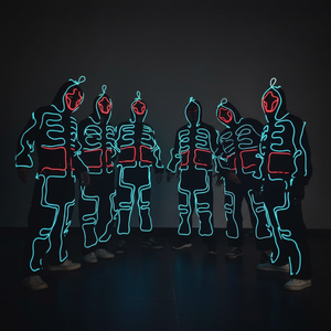 <span class=keywords><strong>Costume</strong></span> da Donna LED Colorato a Tema Alieno, Taglia Personalizzabile, in Materiale EVA, per Spettacoli di Danza, Performance sul Palco, Bar, KTV, Stile Futuristico - Product Image 1