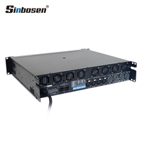 Sinbosen DS-10Q nouveaux panneaux 4 canaux classe td amplificateur de son professionnel amplificateur de puissance 1500w