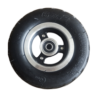 Nouvelle Offre Spéciale : Roue en Caoutchouc PU de 6 pouces avec Moyeu en Alliage d'Aluminium pour Skateboard, Trottinette Électrique, Robot, Chariot, Chariot à Roulettes et Pièces Détachées pour Hôtels