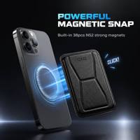 Dompet Kartu Magnetik RFID Blocking Magsafe Bahan Kulit PU Harga Pabrik Logo Kustom Dompet Ponsel Tipis Grosir Tempat Kartu Ponsel