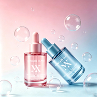 Flacon compte-gouttes en verre rond de 30 ml pour sérum cosmétique et huiles essentielles – Vente en gros de luxe