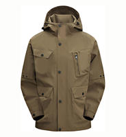 Veste matelassée confortable pour homme et femme, fabriquée par le fabricant, multi-poches, coupe-vent, imperméable, sur mesure
