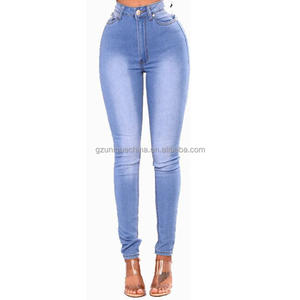 Fabricantes de ropa personalizada Mujeres Niñas Cintura alta <span class=keywords><strong>Push</strong></span> <span class=keywords><strong>up</strong></span> <span class=keywords><strong>Mujer</strong></span> Jeans Leggings Pantalones de mezclilla para damas - Product Image 6